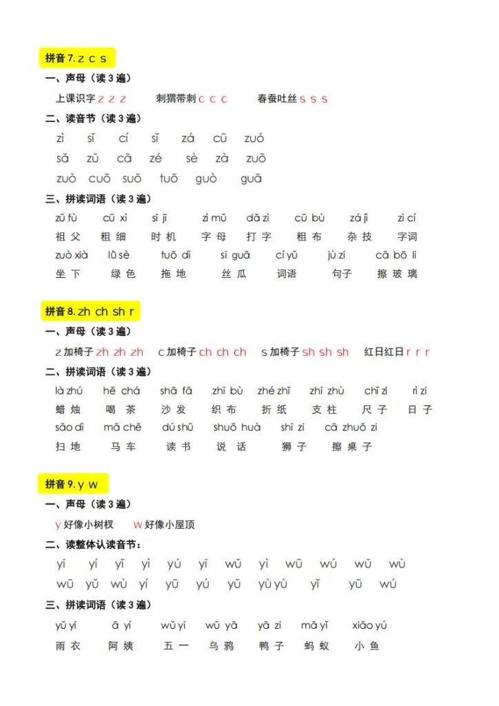 图片[3]-25秋新版一年级上册语文拼音同步拼读（课课贴）-宝库盒教辅资料站