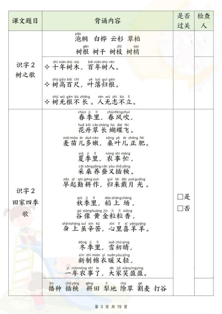 图片[4]-2025秋新版二年级上册语文课文背诵闯关-宝库盒教辅资料站
