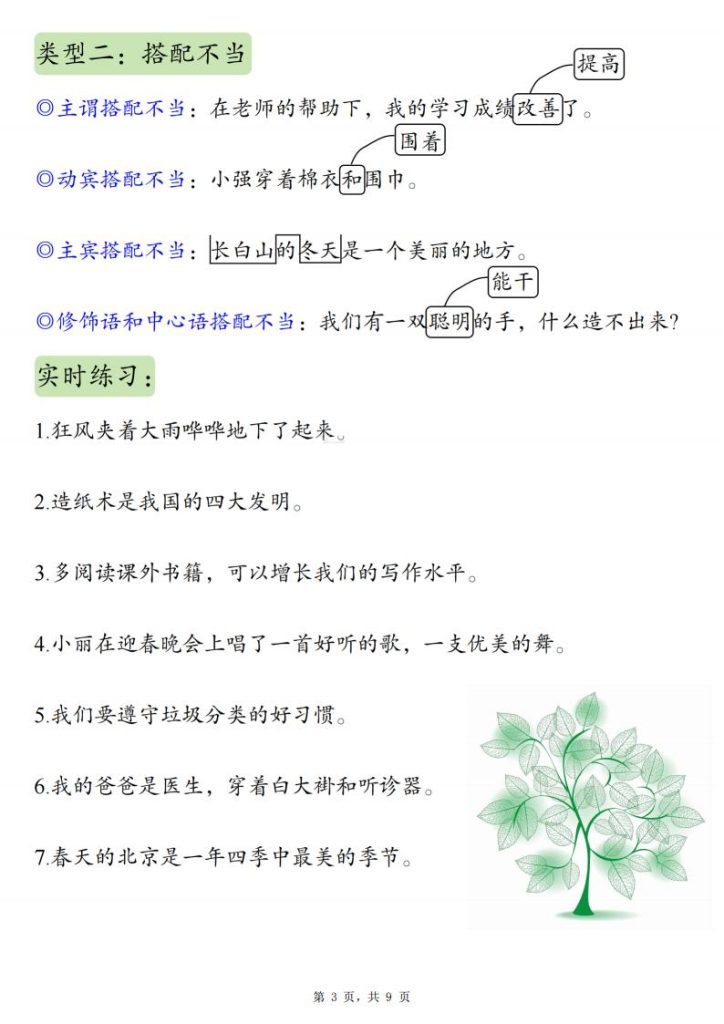 图片[3]-三年级上册语文必考重点病句段修改专项：病句段修改专项（修改符号的使用）-宝库盒教辅资料站
