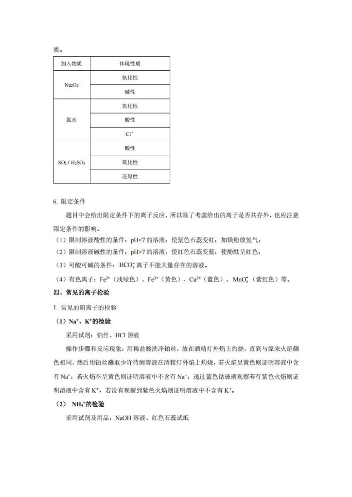图片[6]-2025学年高一上学期化学必修第一册课本知识点汇总-宝库盒教辅资料站