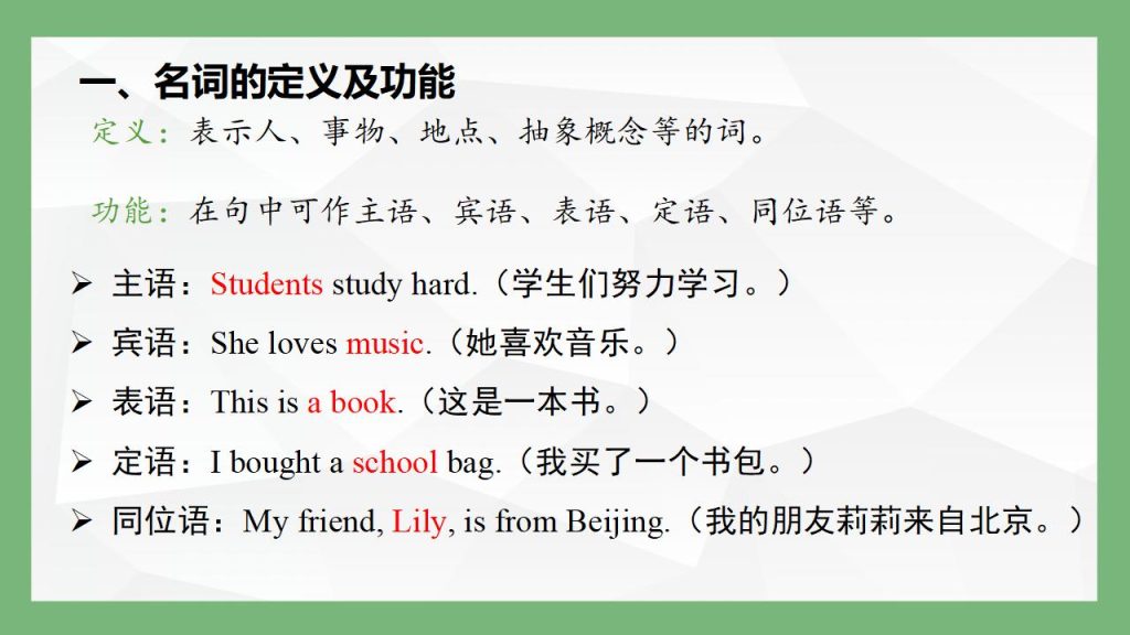 图片[5]-2025-2026学年初升高英语衔接十大词类课件-宝库盒教辅资料站