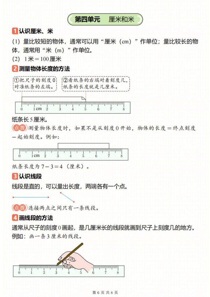 图片[6]-25新二年级上册数学预习重要知识点汇总-宝库盒教辅资料站