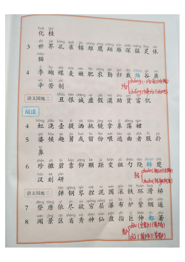 图片[5]-25秋季二年级上册语文识字表写字表词语表（含拼音版）-宝库盒教辅资料站