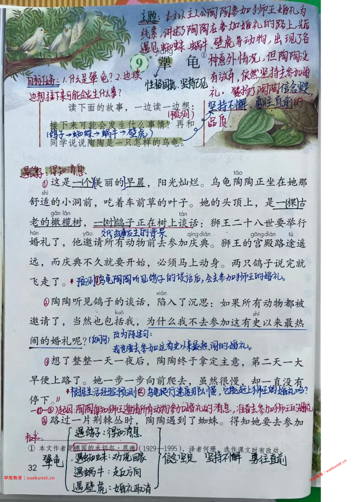 图片[5]-25秋9月定版三年级上册语文备课笔记（含板书）全册原版分享版-宝库盒教辅资料站