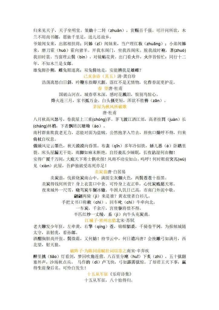 图片[3]-中考语文冲刺资料合集，适合各版本教材冲刺复习必背，【初中语文】中考总复习资料完整版，中考语文必考知识点梳理-宝库盒教辅资料站