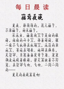 每日晨读第一期-宝库盒教辅资料站