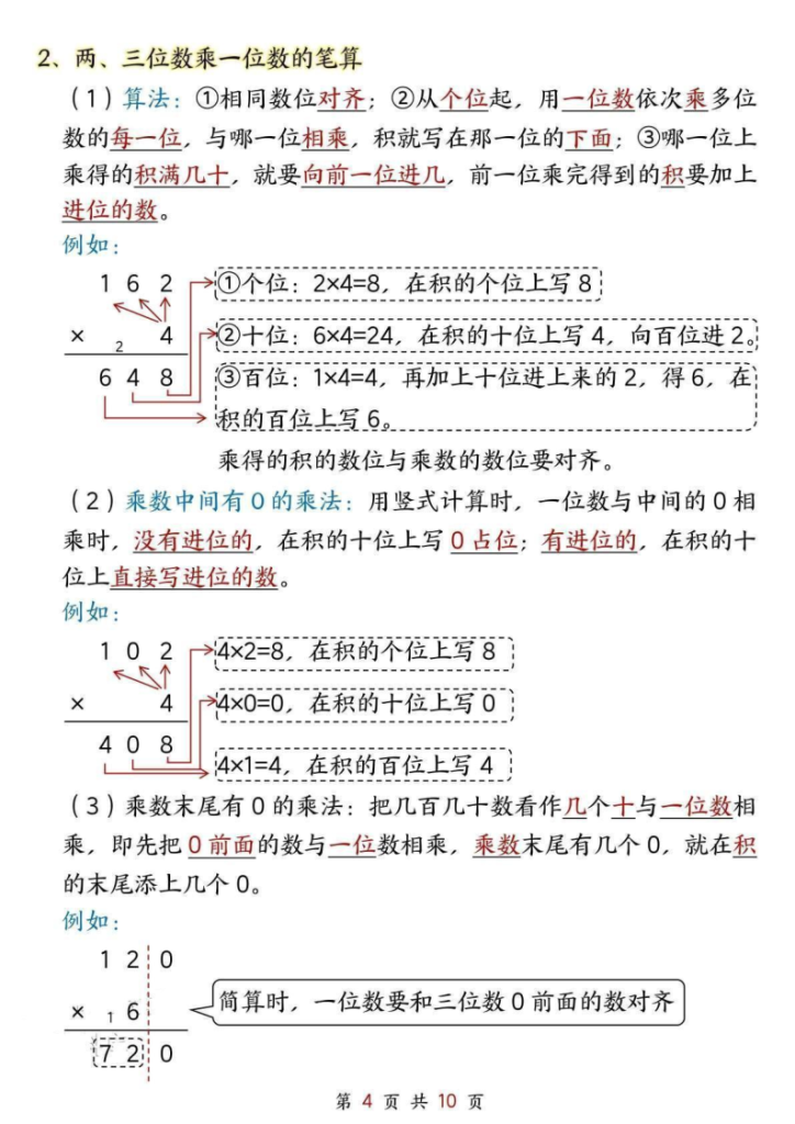图片[4]-三年级上册数学必背知识点汇总（苏教版）-宝库盒教辅资料站