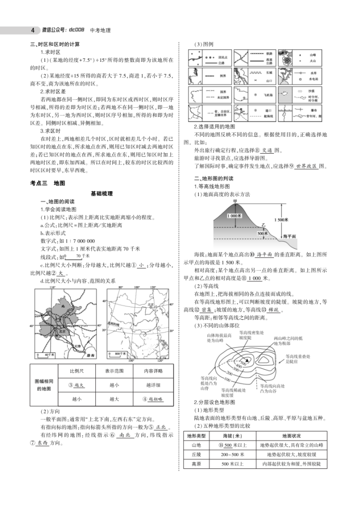 图片[4]-中考地理总复习专题知识要点-宝库盒教辅资料站