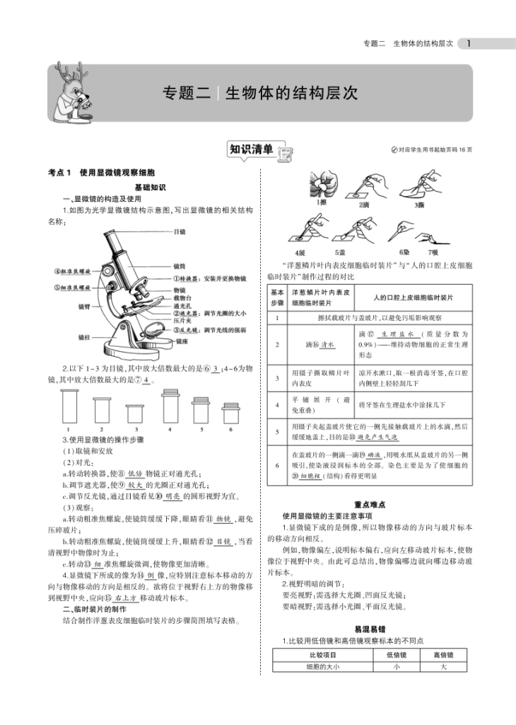 图片[5]-中考生物总复习专题知识要点-宝库盒教辅资料站