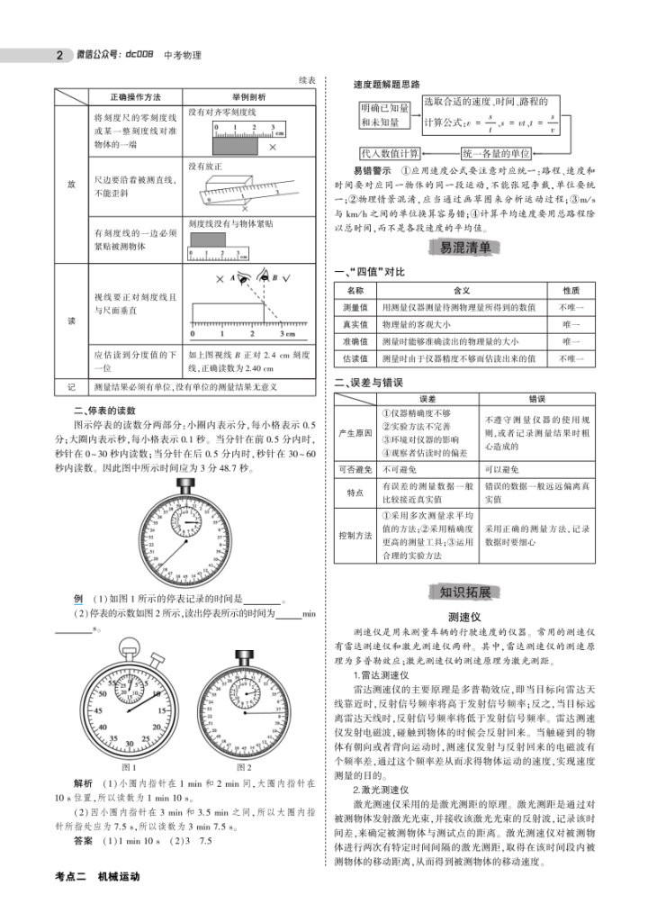 图片[2]-中考物理总复习专题知识要点-宝库盒教辅资料站