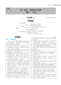 中考英语总复习专题知识要点-宝库盒教辅资料站