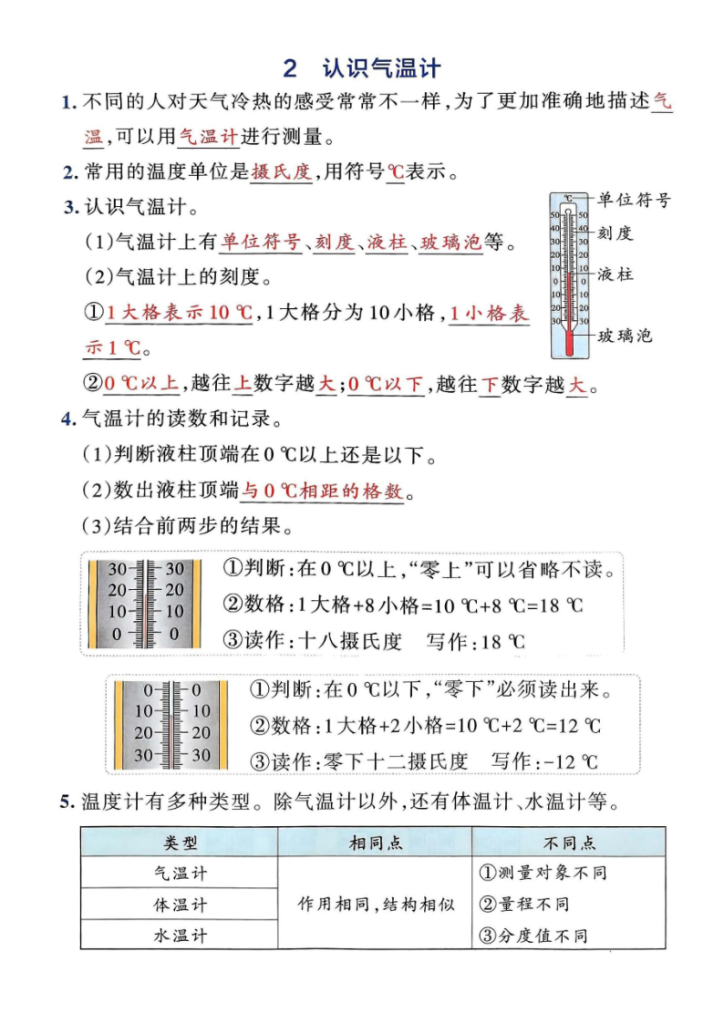 图片[2]-三年级上册科学知识点汇总 20页（教科版）25秋-宝库盒教辅资料站