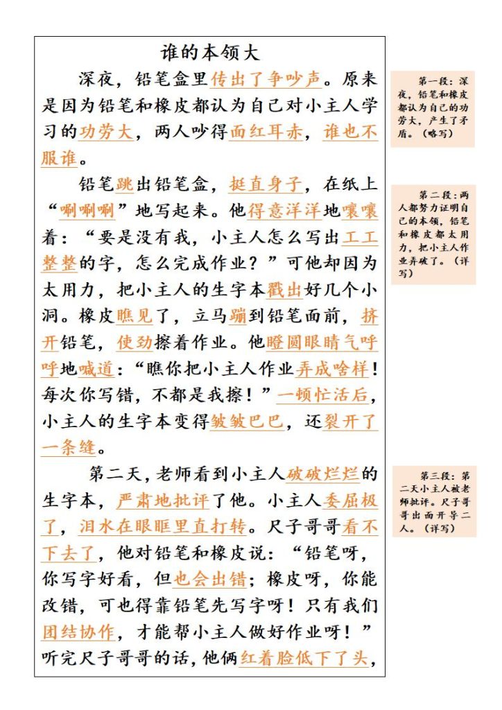 图片[3]-25秋三年级上册语文第四单元《我来编童话》范文（5篇)-宝库盒教辅资料站