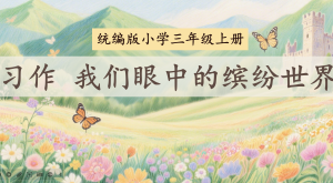 25秋三年级上册习作5《我们眼中的缤纷世界》习作课件PPT 含习作单-宝库盒教辅资料站