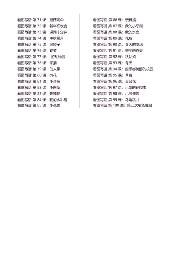 图片[3]-新版1-2年级看图写话天天小练笔100篇（带答案）-宝库盒教辅资料站