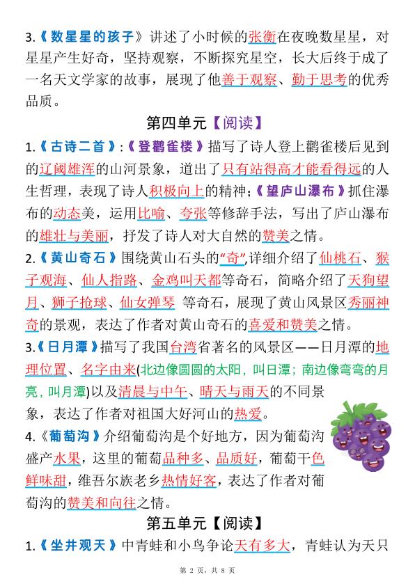 图片[6]-二年级上册语文全册1-23课中心思想汇总-宝库盒教辅资料站