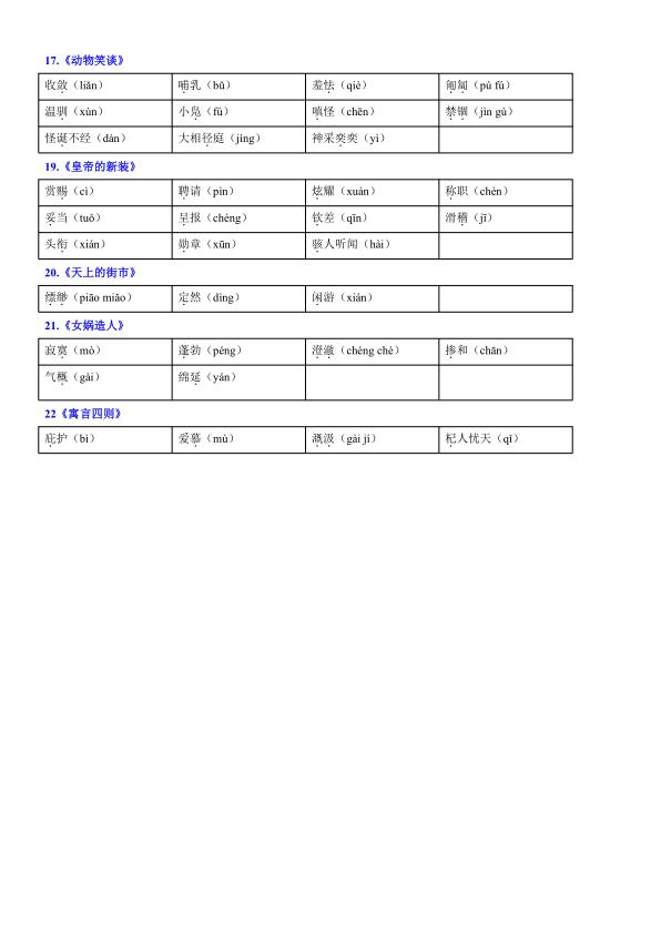 图片[3]-七年级上册语文必背考点汇总-宝库盒教辅资料站