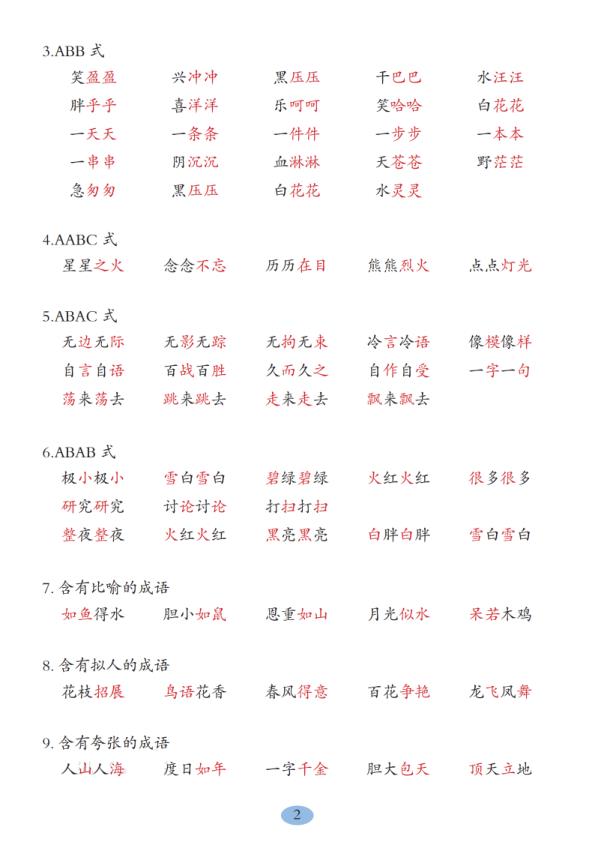 图片[2]-25秋新二年级上册语文全册高频考点汇总（词汇名言古诗课文）-宝库盒教辅资料站