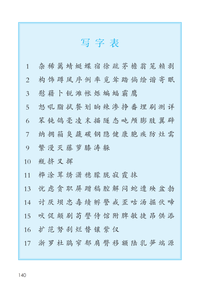 图片[5]-2026年春人教版4年级语文下册课后三表-宝库盒教辅资料站