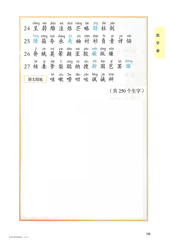 图片[3]-2026年春人教版3年级语文下册课后三表-宝库盒教辅资料站