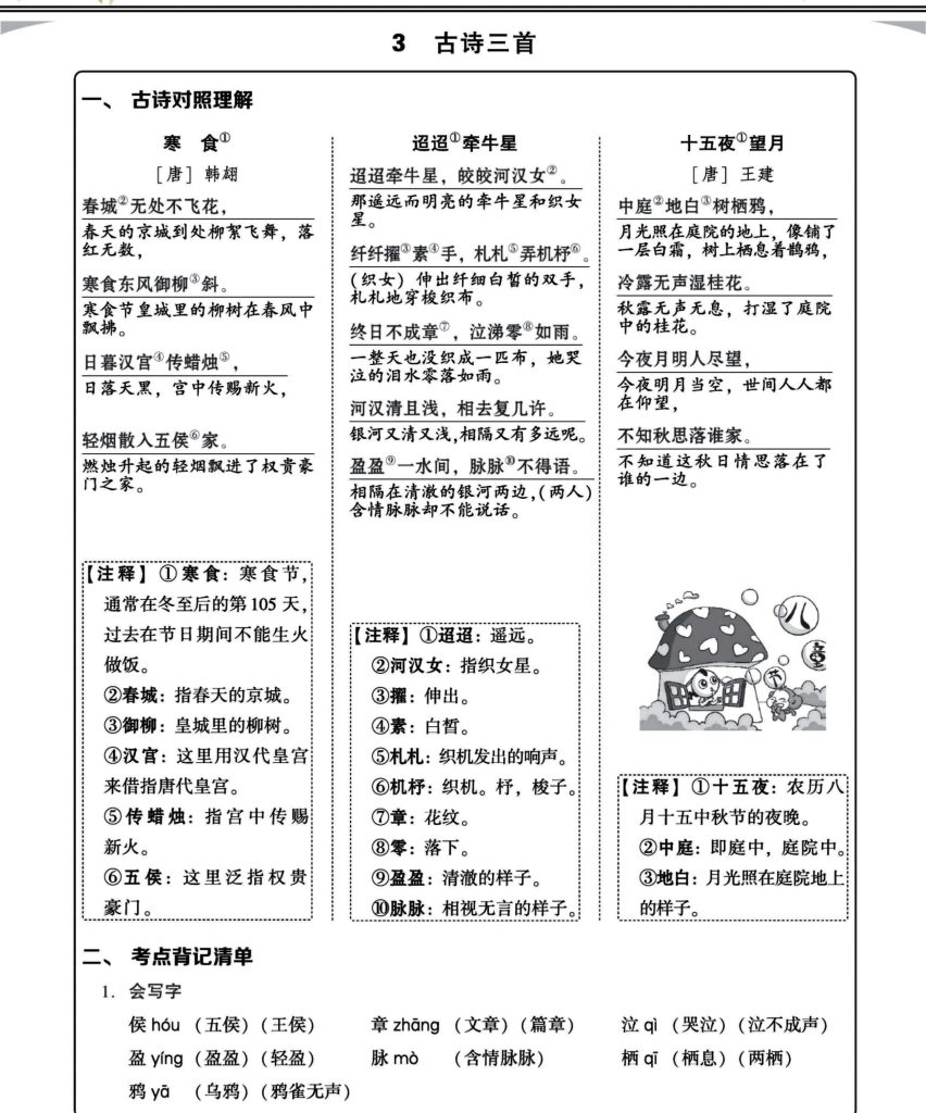 图片[5]-2026六年级下册语文每课核心划重点清单及考点梳理-宝库盒教辅资料站