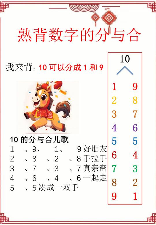 图片[6]-2026春季一年级数学寒假特色实践作业马年主题综合训练-宝库盒教辅资料站