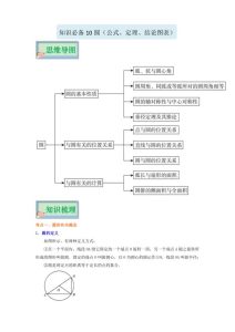 九年级（下）数学 中考知识必备10 圆（公式、定理、结论图表）-宝库盒教辅资料站
