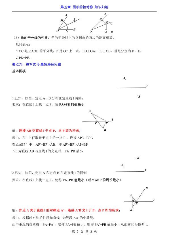 图片[2]-七年级下册数学第5章图形的轴对称知识归纳（北师大版）-宝库盒教辅资料站