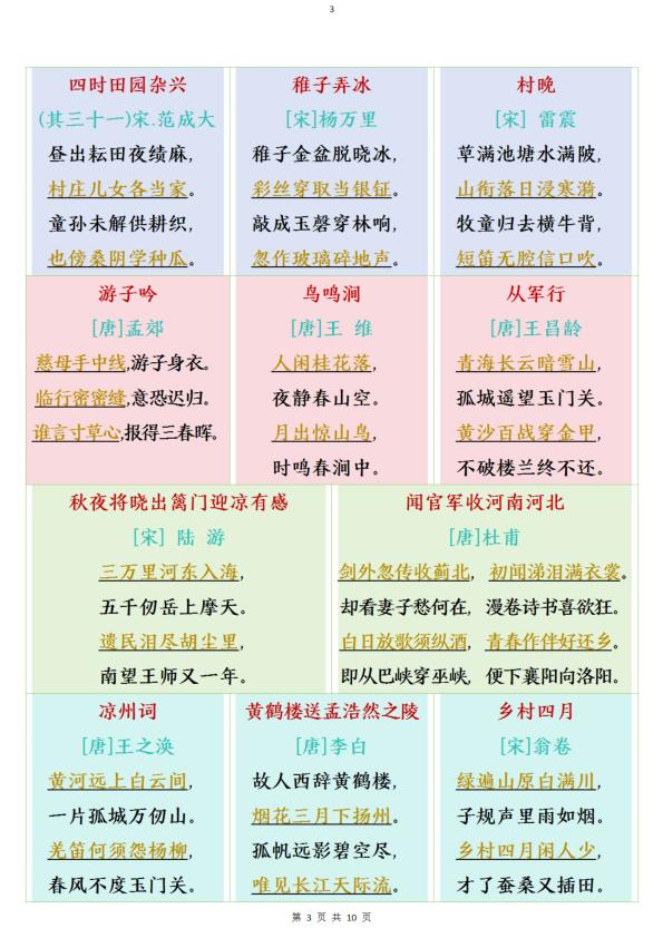 图片[3]-五年级下册语文全册必背知识点-宝库盒教辅资料站