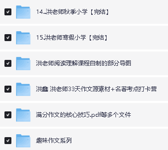 图片[3]-洪鑫语文系列全套视频资料-宝库盒教辅资料站