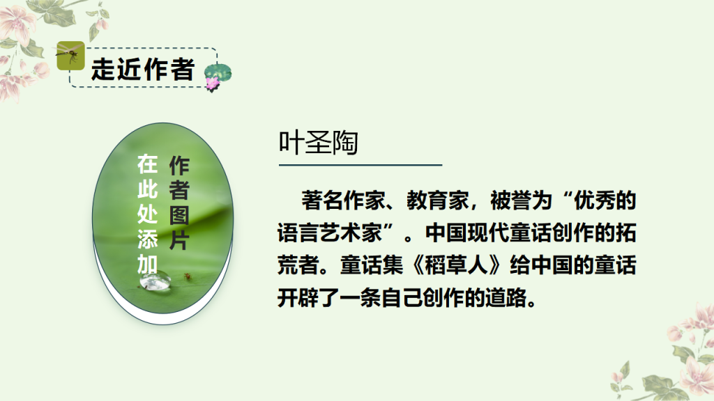 图片[8]-清新文艺风部编版三年级下册课件《荷花》PPT模板-宝库盒教辅资料站