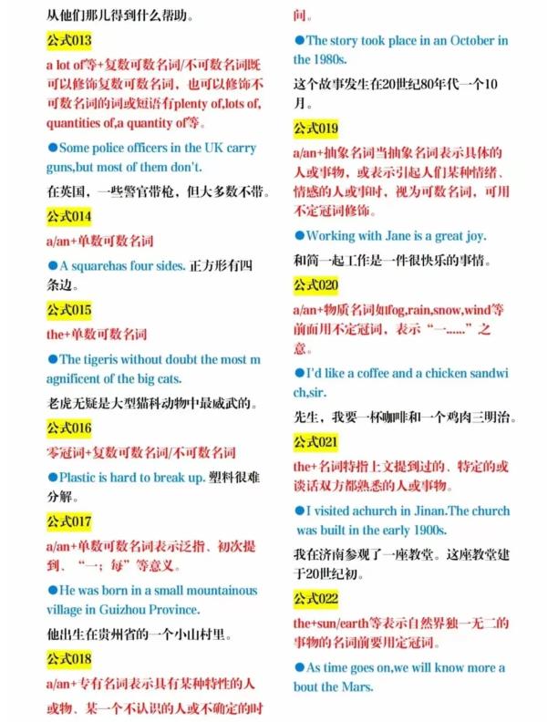 图片[2]-六年级下册英语英语书上没有的400个语法公式.-宝库盒教辅资料站