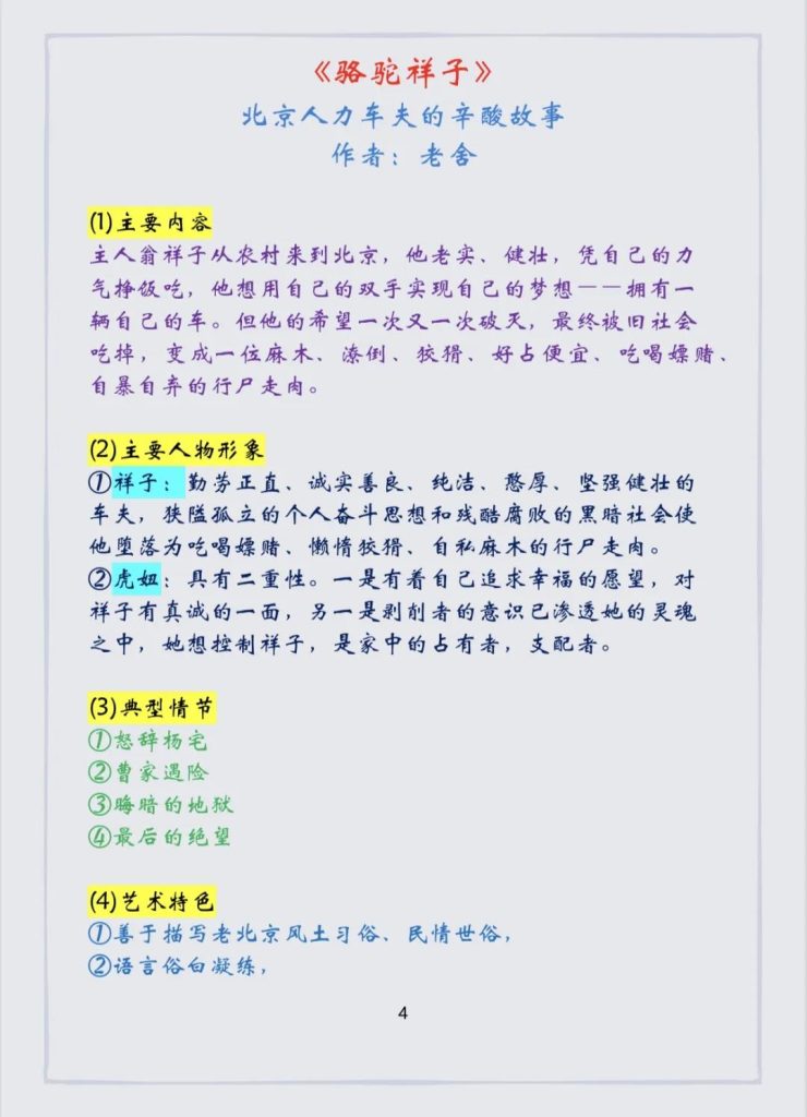 图片[4]-中考语文专项常考的名著导读-宝库盒教辅资料站