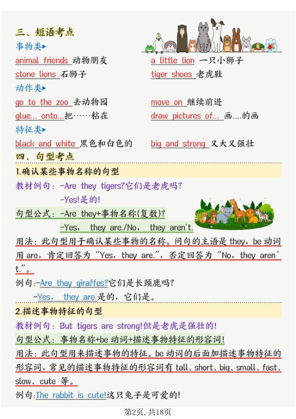 图片[2]-新外研版三年级下册英语重难点知识清单-宝库盒教辅资料站