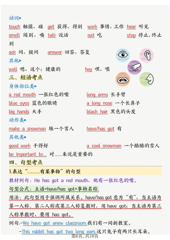 图片[6]-新外研版三年级下册英语重难点知识清单-宝库盒教辅资料站