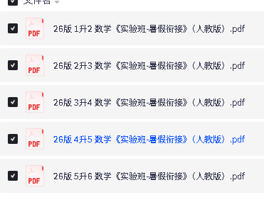 图片[2]-2026版 秋数学《实验班-暑假衔接》（人教版）-宝库盒教辅资料站