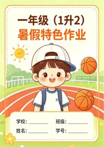 26年一年级语文一升二暑假特色作业-宝库盒教辅资料站