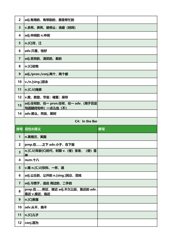 图片[3]-[默写本]70篇英语短文轻松记忆初中英语1600核心词-宝库盒教辅资料站