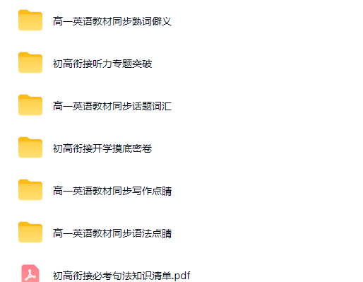 图片[2]-高一英语同步甄选资料合集下载-宝库盒教辅资料站