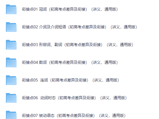 图片[2]-2026秋学期-初高英语考点差异衔接-PDF下载-宝库盒教辅资料站