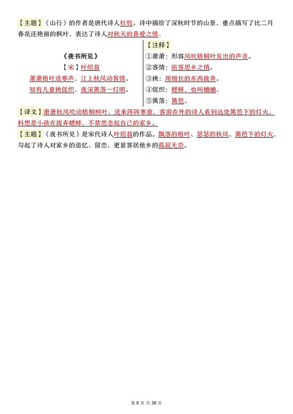 图片[6]-26秋三年级语文上册《每课必背知识点晨读》-宝库盒教辅资料站