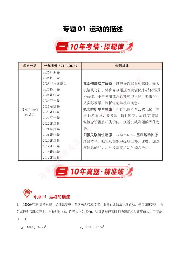 图片[1]-2017‑2026十年全国高考物理专项汇编（附解析）-宝库盒教辅资料站