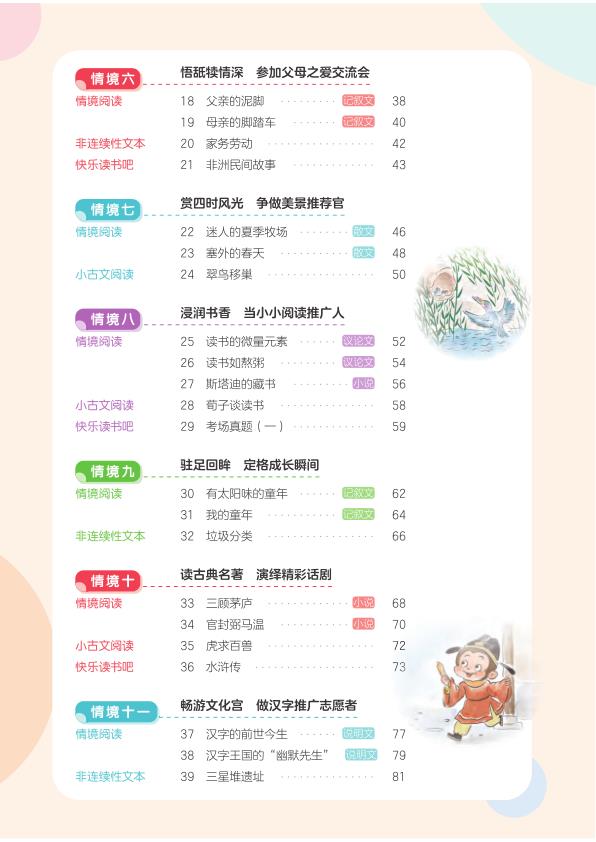 图片[2]-26秋五年级上册语文情境阅读真题80篇-宝库盒教辅资料站