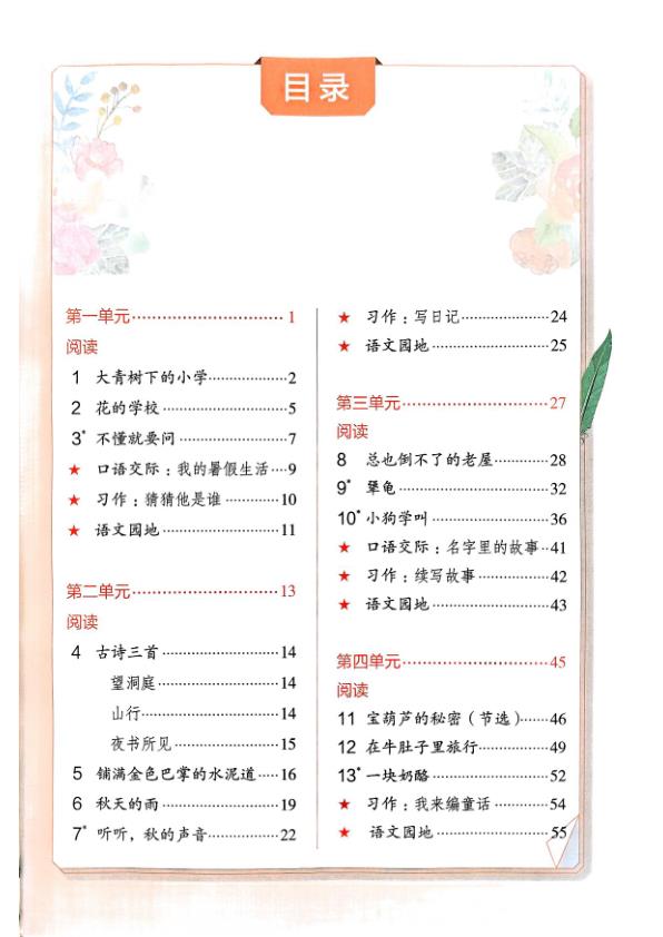图片[1]-2026秋三年级上册语文课堂笔记-宝库盒教辅资料站
