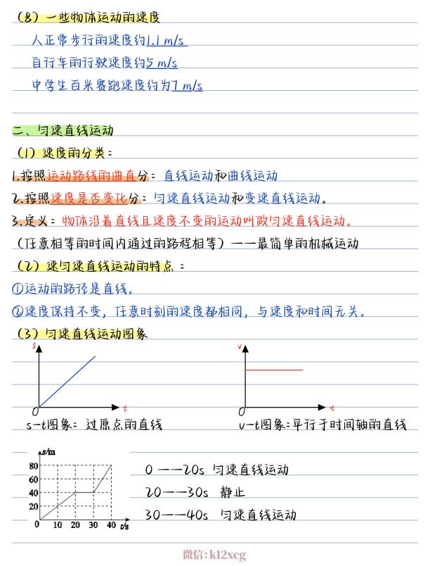 图片[6]-（物理）2026版《核心笔记》8年级上册（人教）-宝库盒教辅资料站