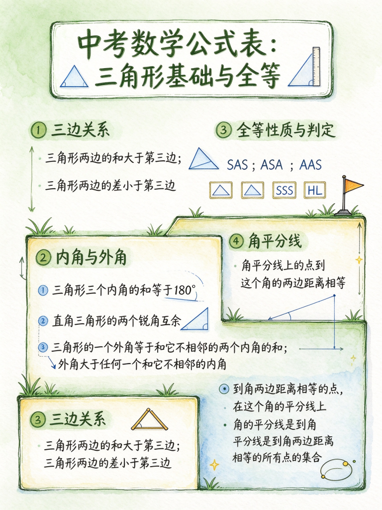 图片[2]-2027中考数学公式表汇总大全-宝库盒教辅资料站